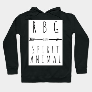 RBG is my Spirit Animal gifts for Strong Women Hoodie